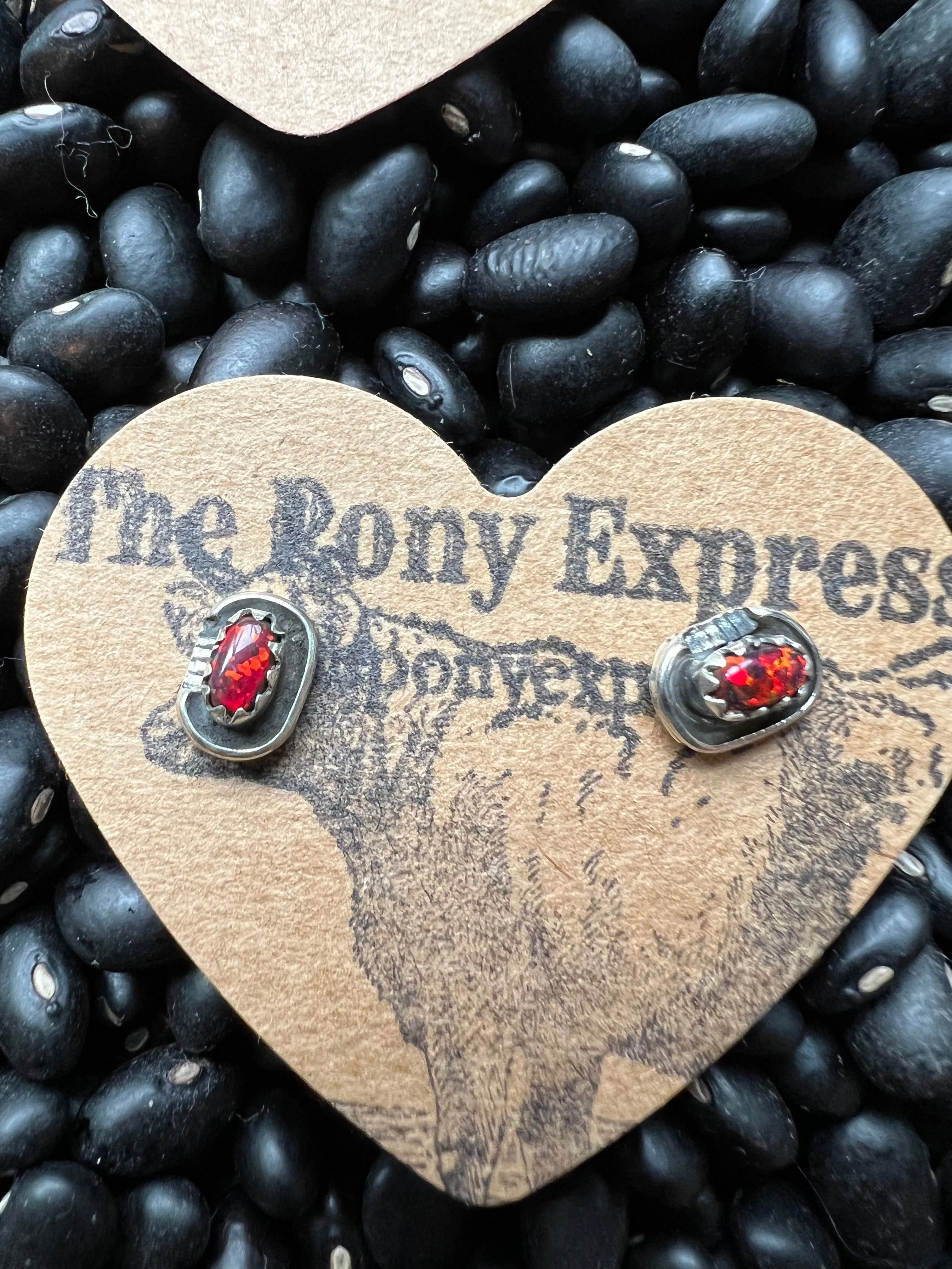 Oval Shadow Box Studs