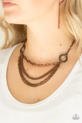 Paparazzi CHAINS of Command Necklace Copper