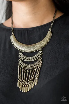 Paparazzi Eastern Empress Necklace Brass