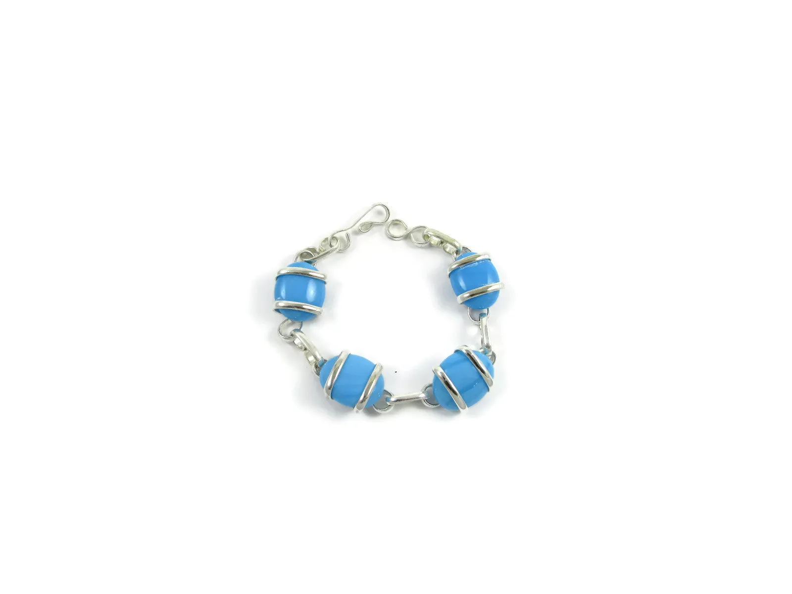 Parallel Bracelet - Turquoise Opaque