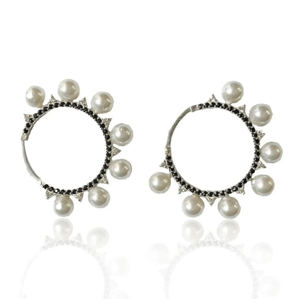 Pearl Hoops