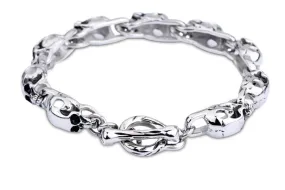 Personalized Titanium Skull Bracelet for Men - Korean Fashion Jewelry