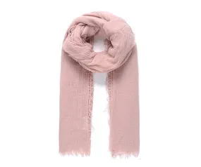 Pink Crinkle Scarf 180cm