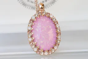 PINK OPAL NECKLACE