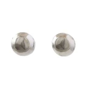 Plain Domed 1970's Earrings