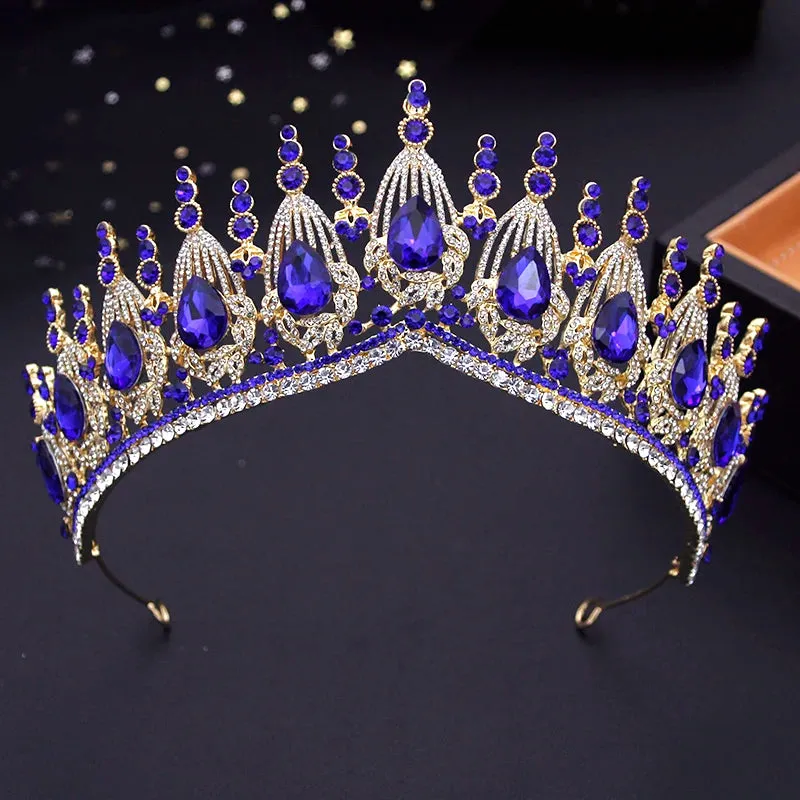 Princess Tiara Crown in Colorful Colors Party Hair Accessory