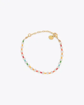 Rainbow Pearl Bracelet