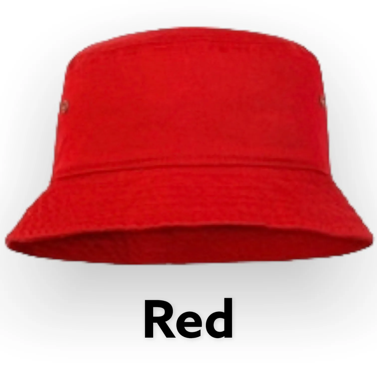 Red Bucket Hat