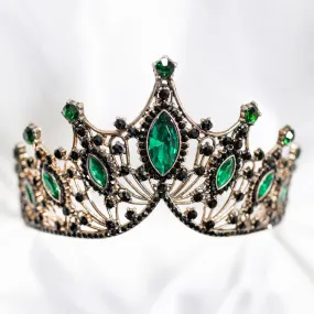 Regina's Tiara in Green & Antique Gold