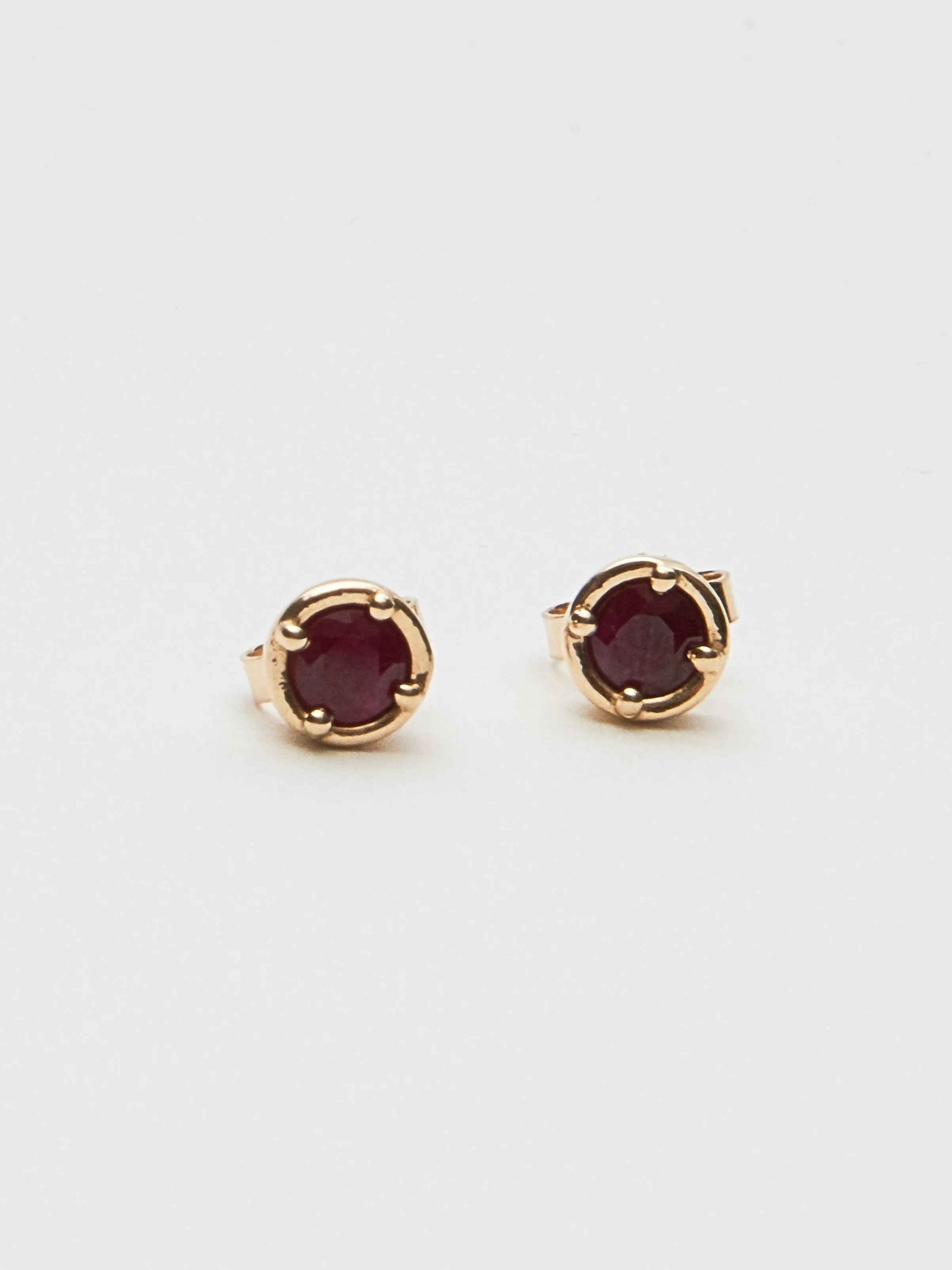 Ruby Dot Studs