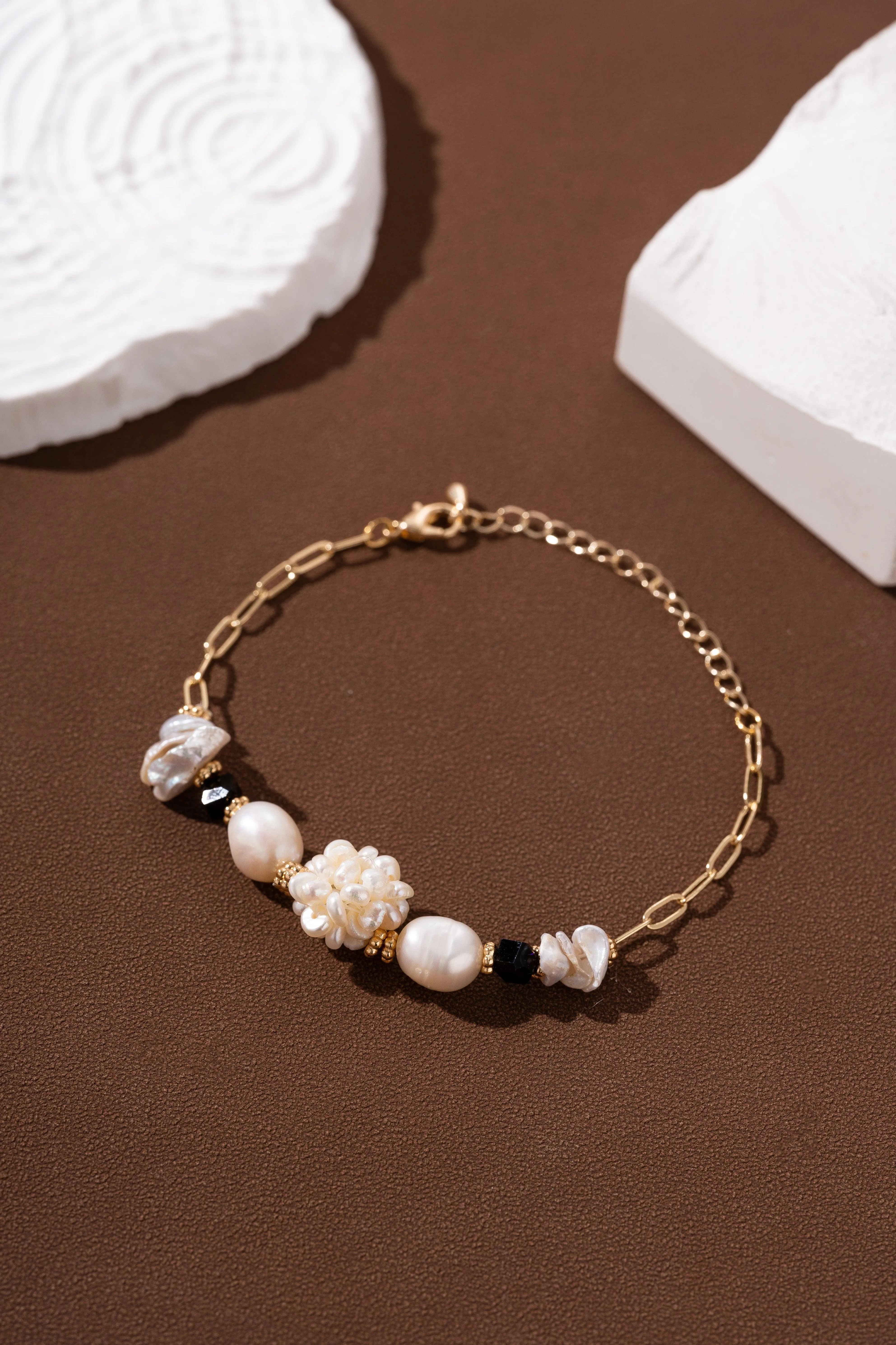 Seleneira Pearl and Gem Mix Bracelet