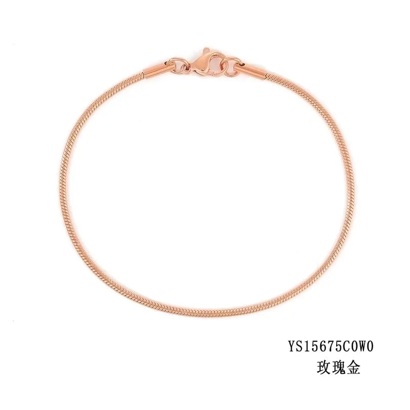 Simple Fashion Snake Bone Bracelet Gold Plated Bracelet Stainless Steel Bracelet