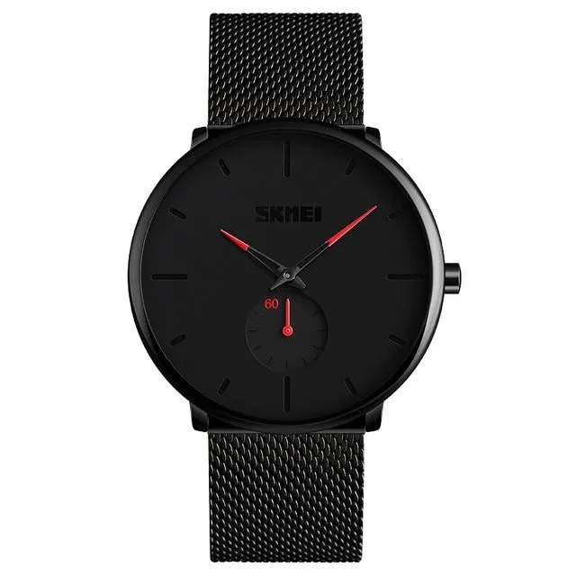 SKMEI 9185 Fashion Men Wristwatch w/ 30M Waterproof