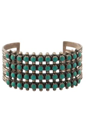 Sleeping Beauty Turquoise Studded Cuff Bracelet