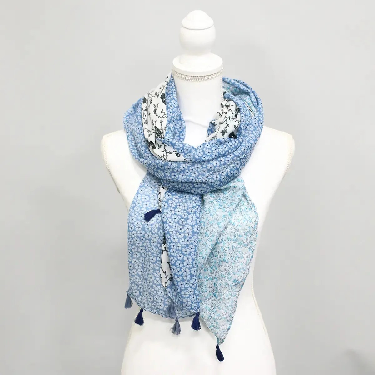 So Soft Tasseled Summer Scarf