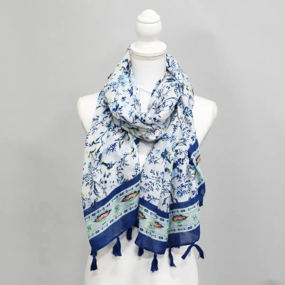 So Soft Tasseled Summer Scarf