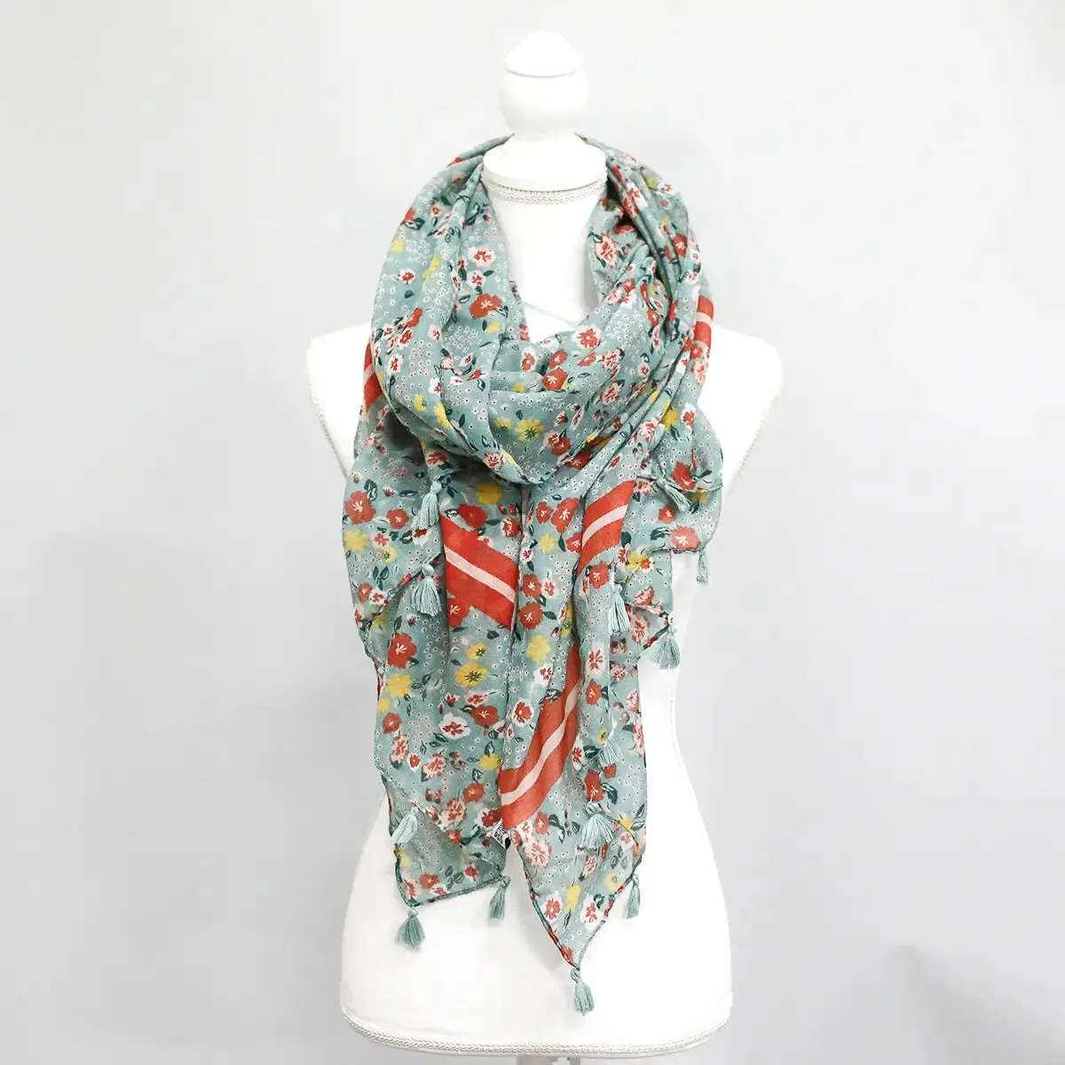 So Soft Tasseled Summer Scarf