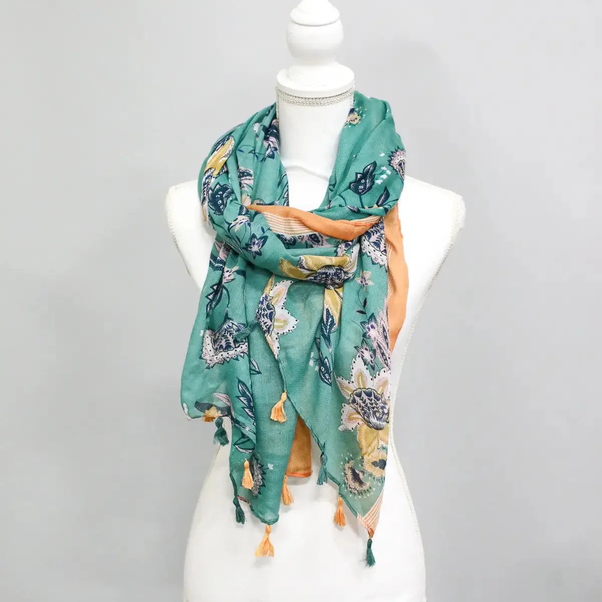 So Soft Tasseled Summer Scarf