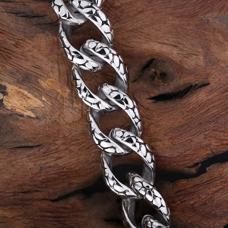 Stylish Titanium Steel Snake Pattern Bracelet for Men by Planderful Collection