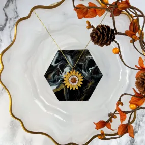 Sunflower Necklace