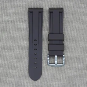 Tempomat-24mm Brown Rubber Strap