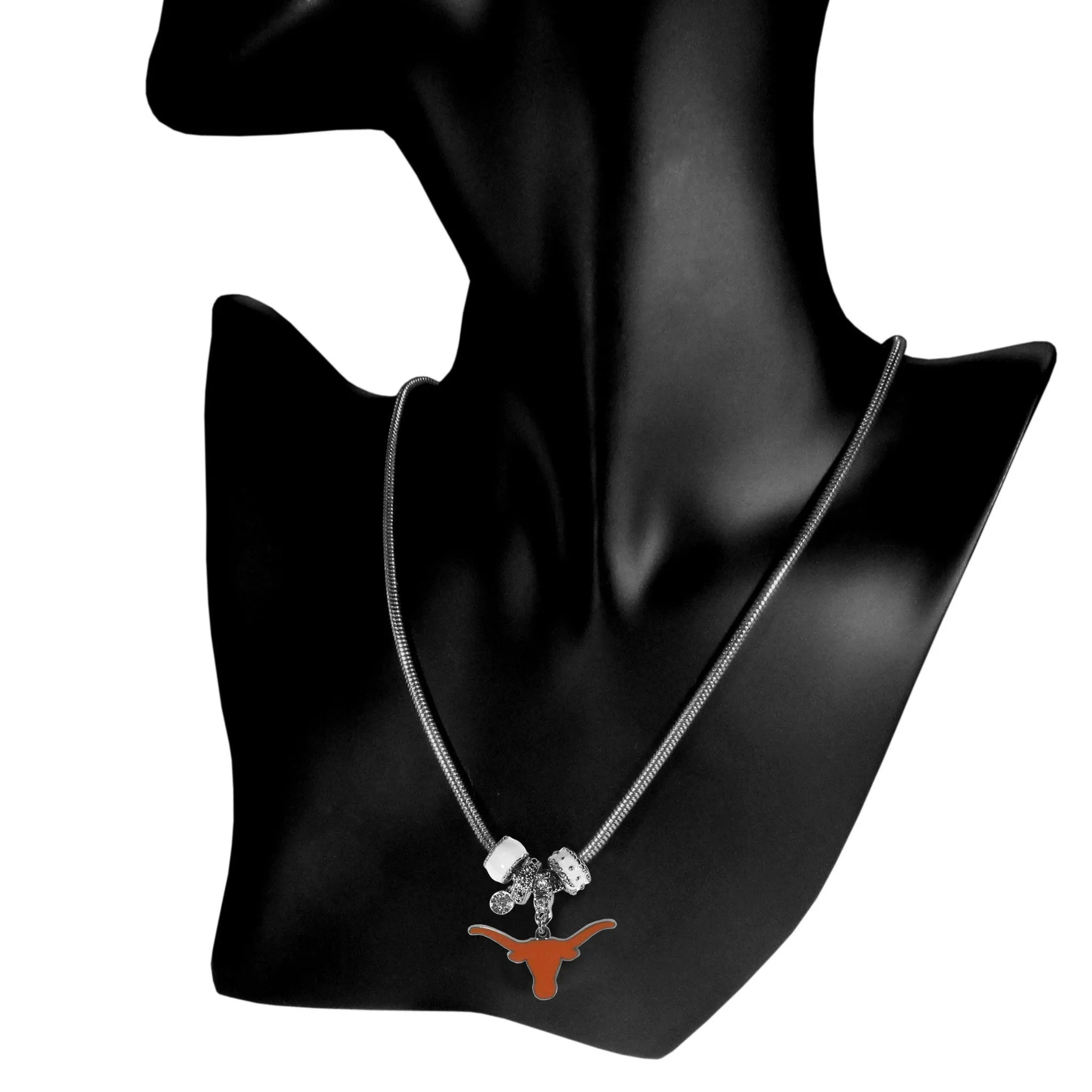 Texas Longhorns Euro Bead Necklace