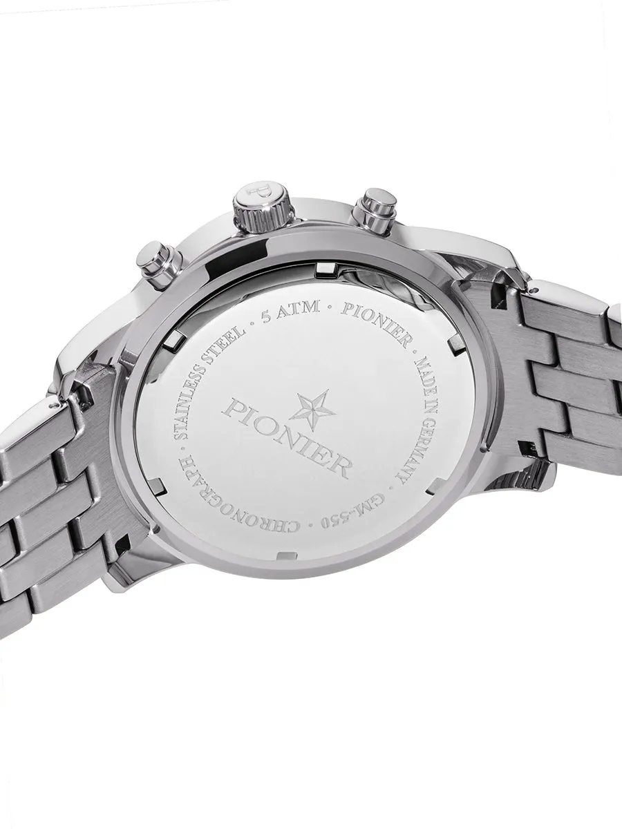 Tirona- Chronograph- GM-550-8 Silver- Pionier, Germany