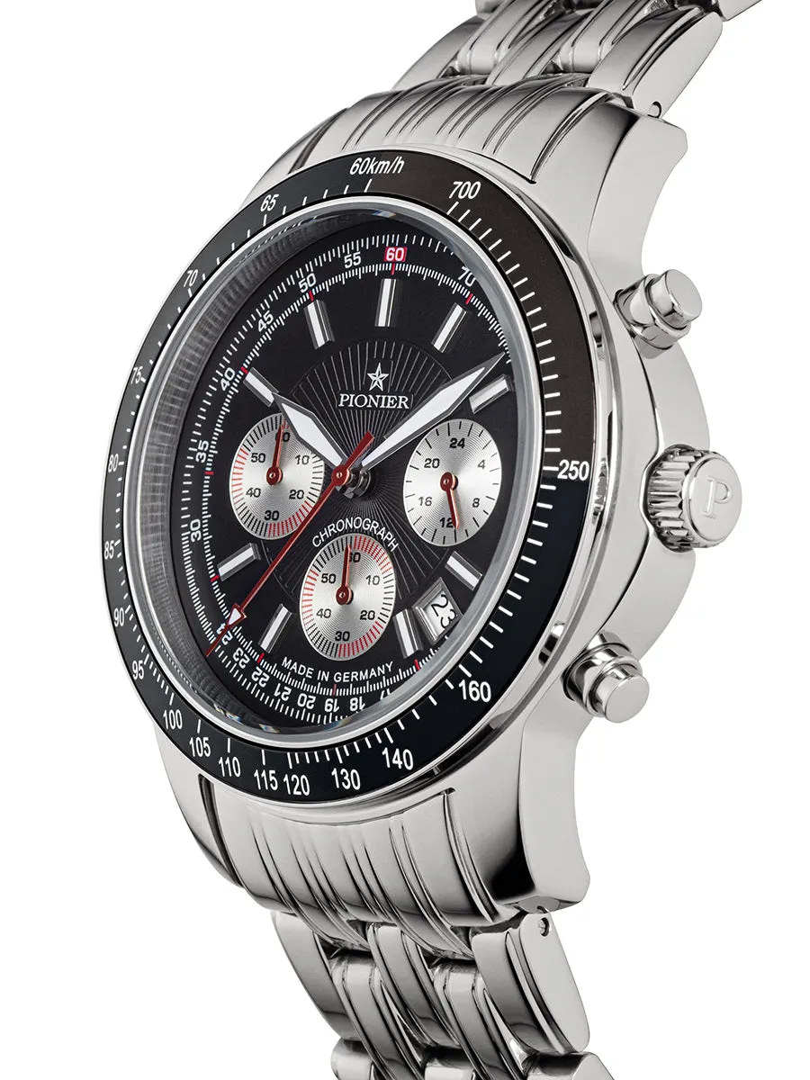 Tirona- Chronograph- GM-550-8 Silver- Pionier, Germany