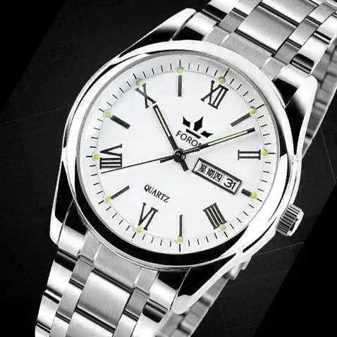 Top-grade men's quartz watches, waterproof, luminous, business belts.