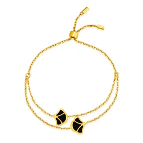 Tulip / Bracelet Black Gold