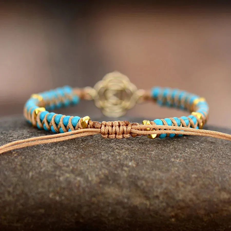 Turquoise Reiki Bracelet – Handmade Healing Jewelry for Harmony & Wellness