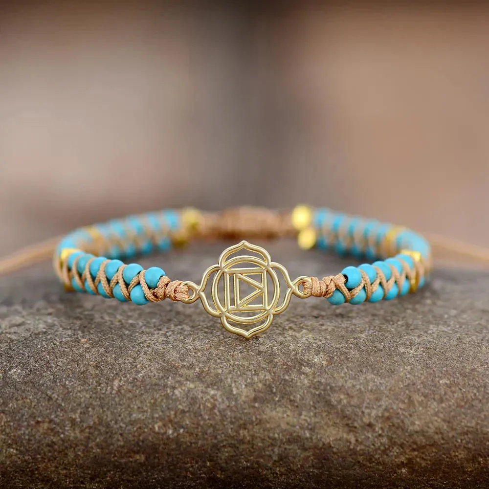 Turquoise Reiki Bracelet – Handmade Healing Jewelry for Harmony & Wellness