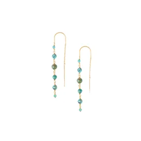 Turquoise Threader Earrings