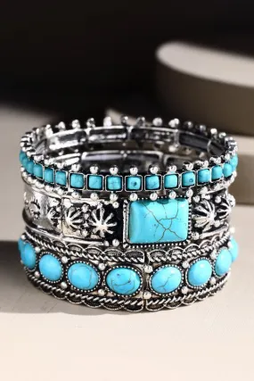 Turquoise Trail Bracelet Set