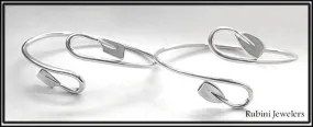 Two Looped Over Rowing Blades Cuff Bracelet