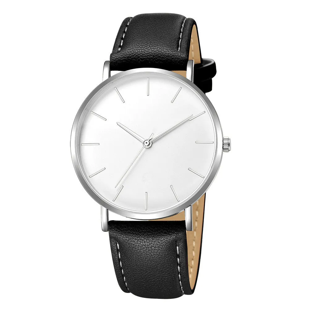 Watch Simple Watch Casual Men's Watch Business Quartz Watch Fashion Belt Men's Watch