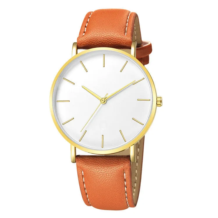 Watch Simple Watch Casual Men's Watch Business Quartz Watch Fashion Belt Men's Watch