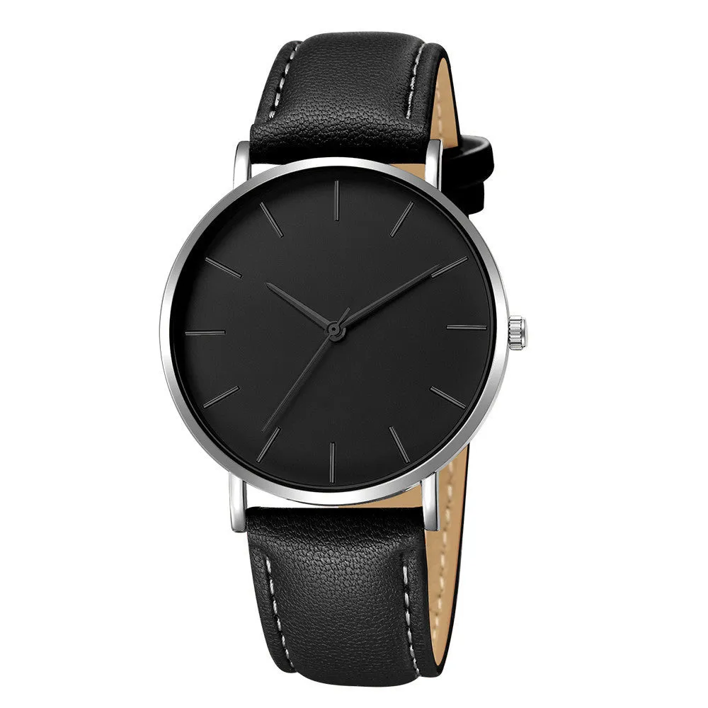 Watch Simple Watch Casual Men's Watch Business Quartz Watch Fashion Belt Men's Watch