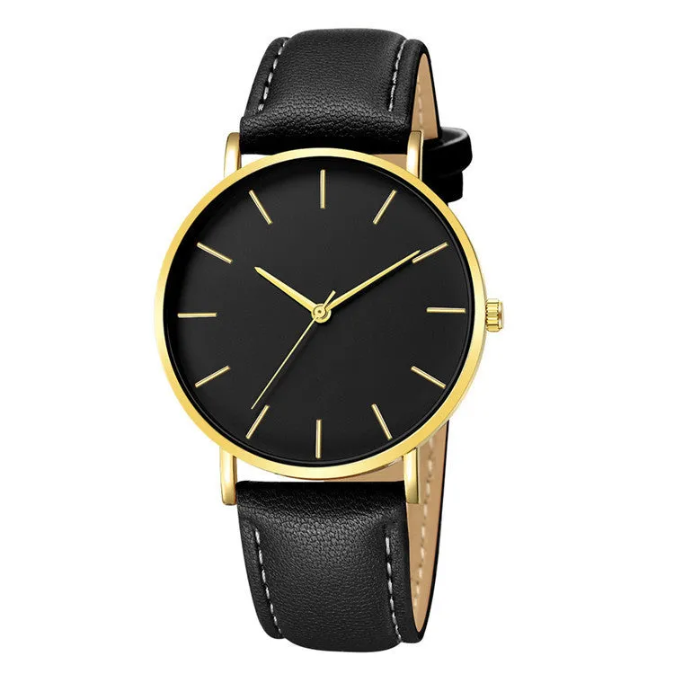 Watch Simple Watch Casual Men's Watch Business Quartz Watch Fashion Belt Men's Watch