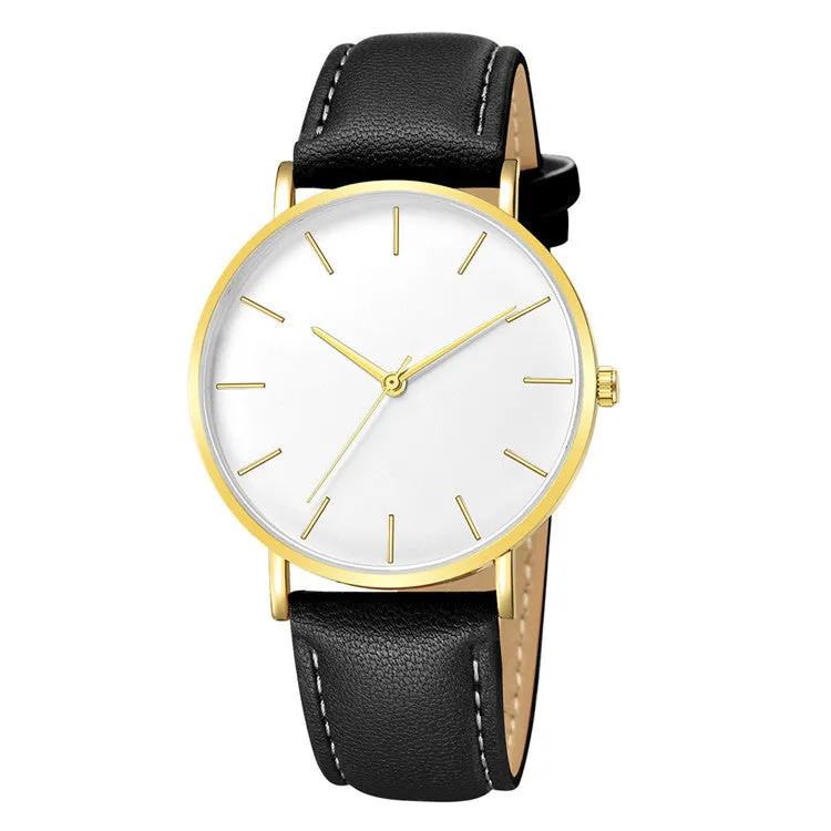 Watch Simple Watch Casual Men's Watch Business Quartz Watch Fashion Belt Men's Watch