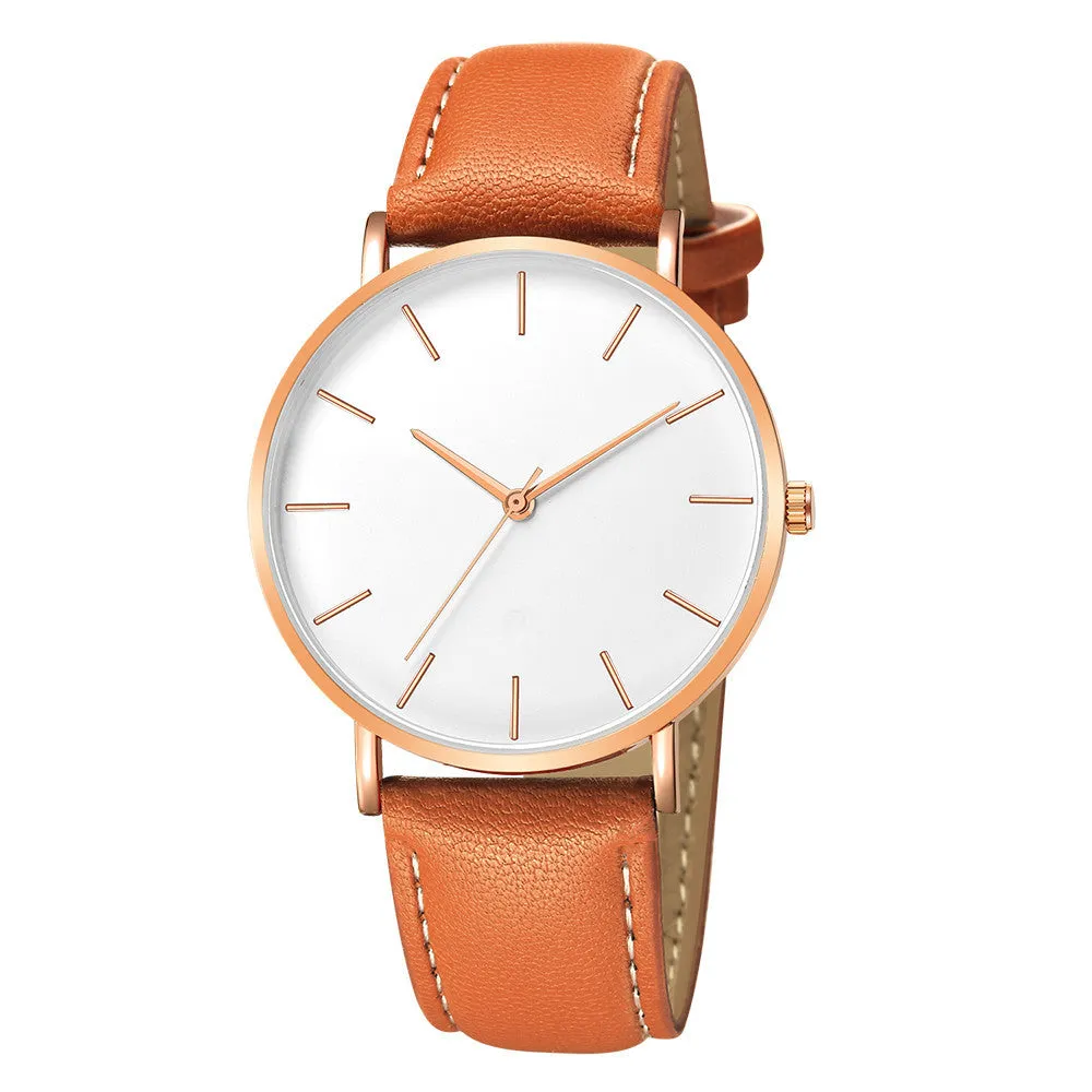 Watch Simple Watch Casual Men's Watch Business Quartz Watch Fashion Belt Men's Watch