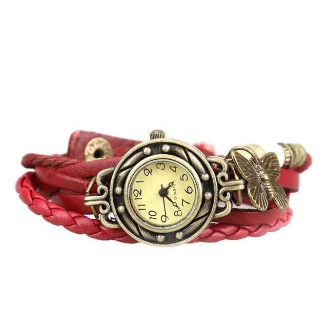 Women Retro Bracelet Wrist Watch