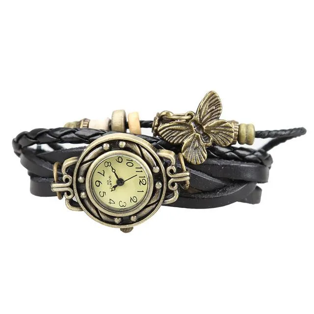 Women Retro Bracelet Wrist Watch