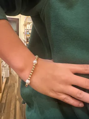 Xxl single pearl bracelet